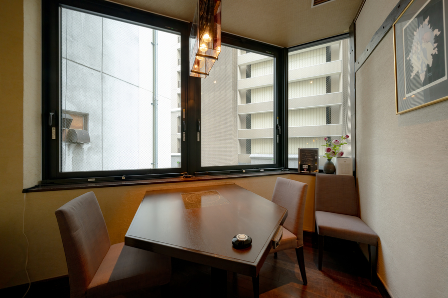 A private room with chair seating